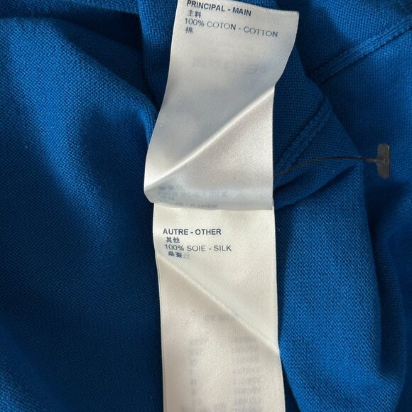 Louis Vuitton Blue & White Everyday Logo Intarsia T-Shirt - Picture 5 of 8